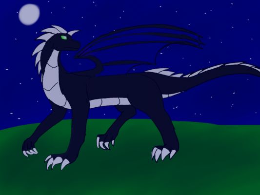 Click to view full size image
 ============== 
Commission Korageth's Night Stroll By Megadragon01 ( http://megadragon01.deviantart.com/)
Keywords: Korageth, Commission, Megadragon01, Dragon